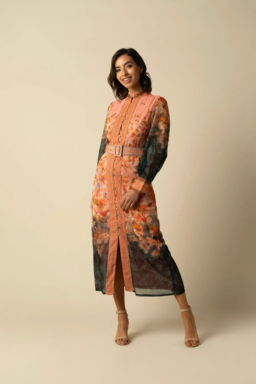 Freya Coral Dress