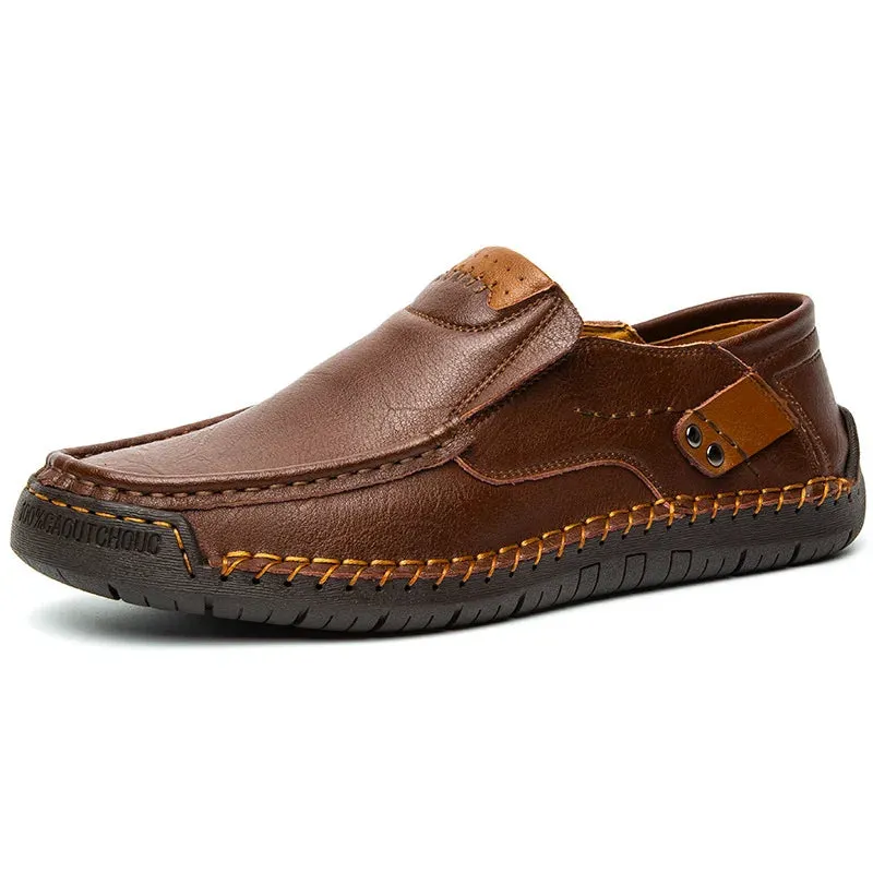 Genuine Leather Luxury Slip-On Casual Loafers