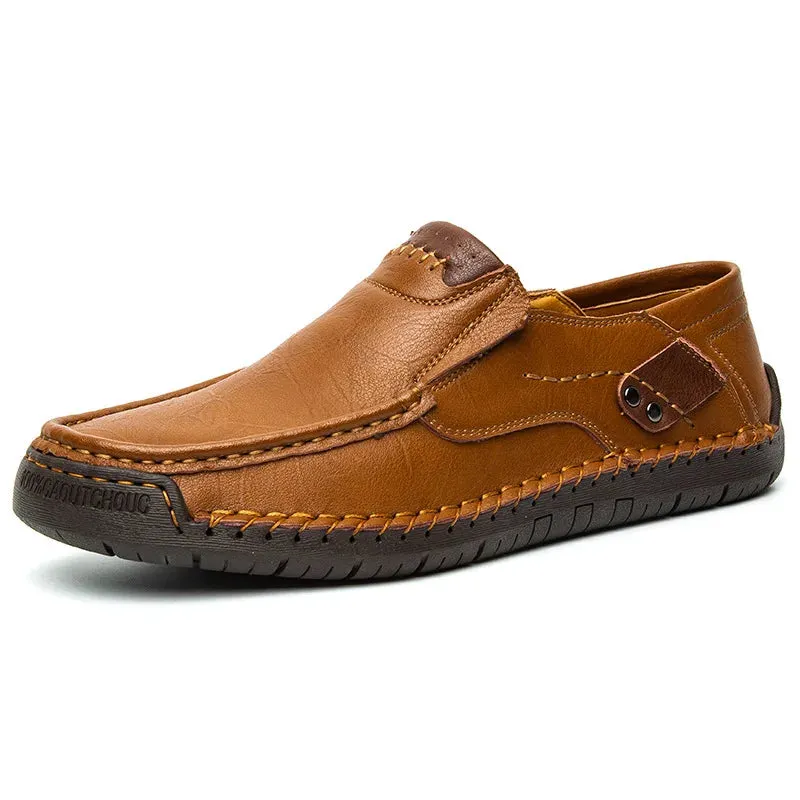 Genuine Leather Luxury Slip-On Casual Loafers