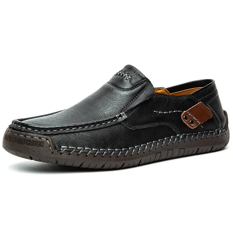 Genuine Leather Luxury Slip-On Casual Loafers