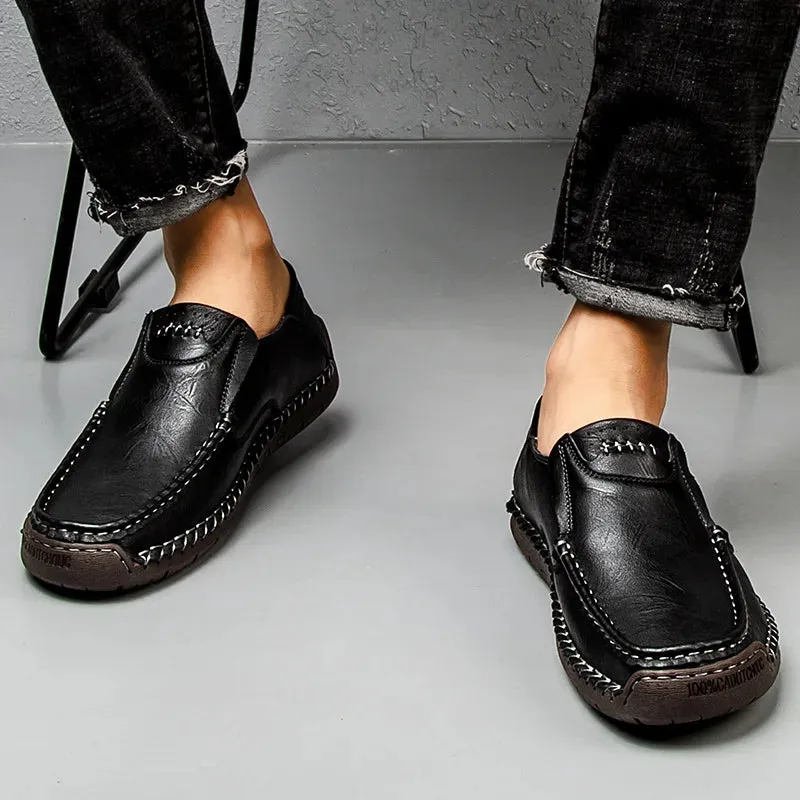 Genuine Leather Luxury Slip-On Casual Loafers