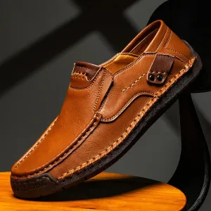 Genuine Leather Luxury Slip-On Casual Loafers