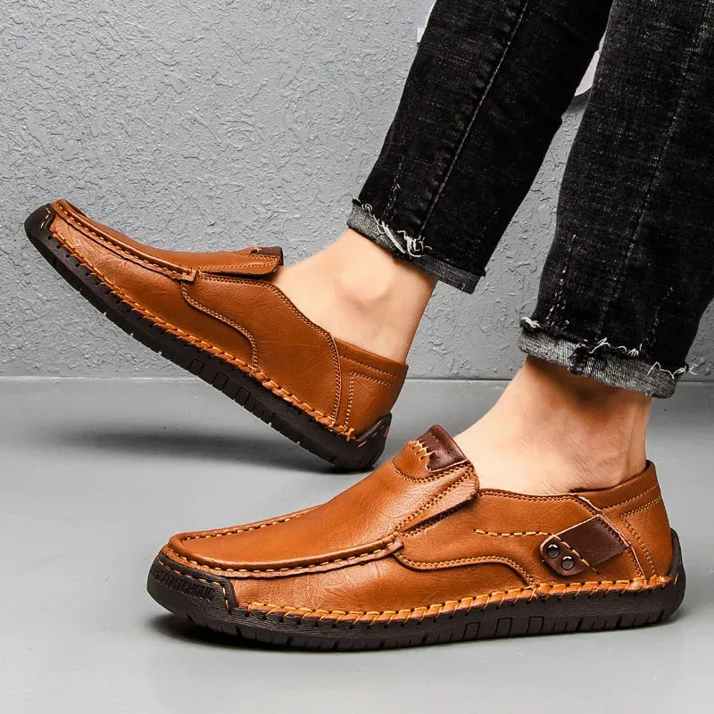 Genuine Leather Luxury Slip-On Casual Loafers