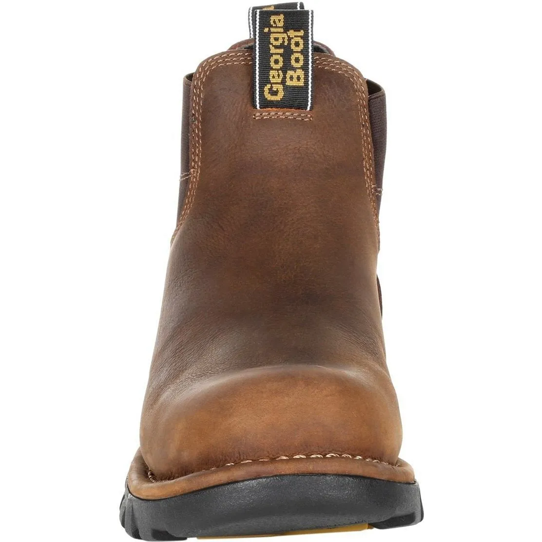 Georgia Men's Eagle One Soft Toe Waterproof Chelsea Work Boot - Brown - GB00315