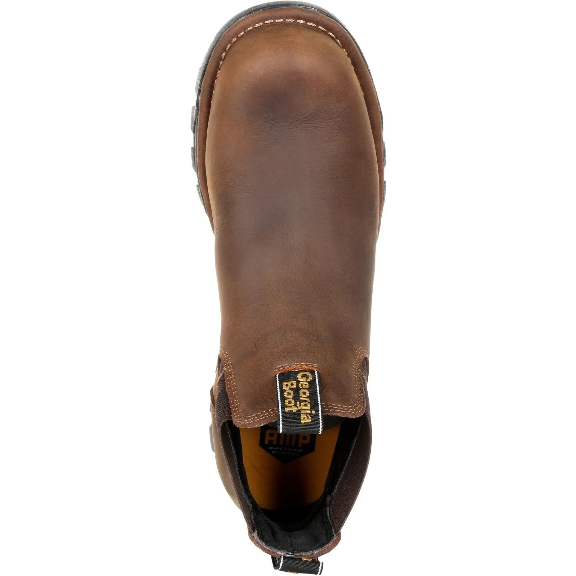 Georgia Men's Eagle One Soft Toe Waterproof Chelsea Work Boot - Brown - GB00315
