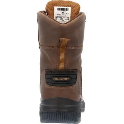 Georgia Men's Flxpoint Ultra 8" Waterproof Composite Toe Work Boot -Brown- GB00554