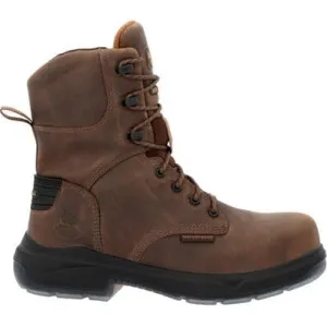 Georgia Men's Flxpoint Ultra 8" Waterproof Composite Toe Work Boot -Brown- GB00554