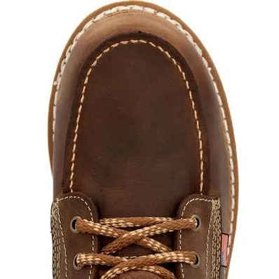 Georgia Men's Wedge 8" Waterproof Soft Toe Slip Resist Work Boot -Brown- GB00532