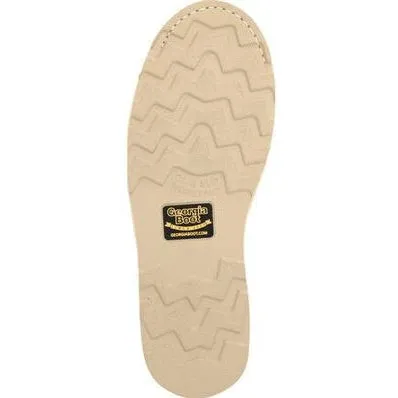 Georgia Men's Wedge 8" Waterproof Soft Toe Slip Resist Work Boot -Brown- GB00532
