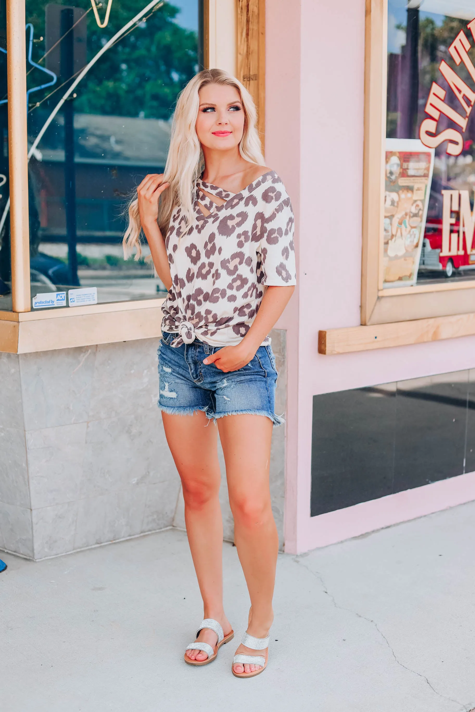 Gettin' Cozy Cheetah Top