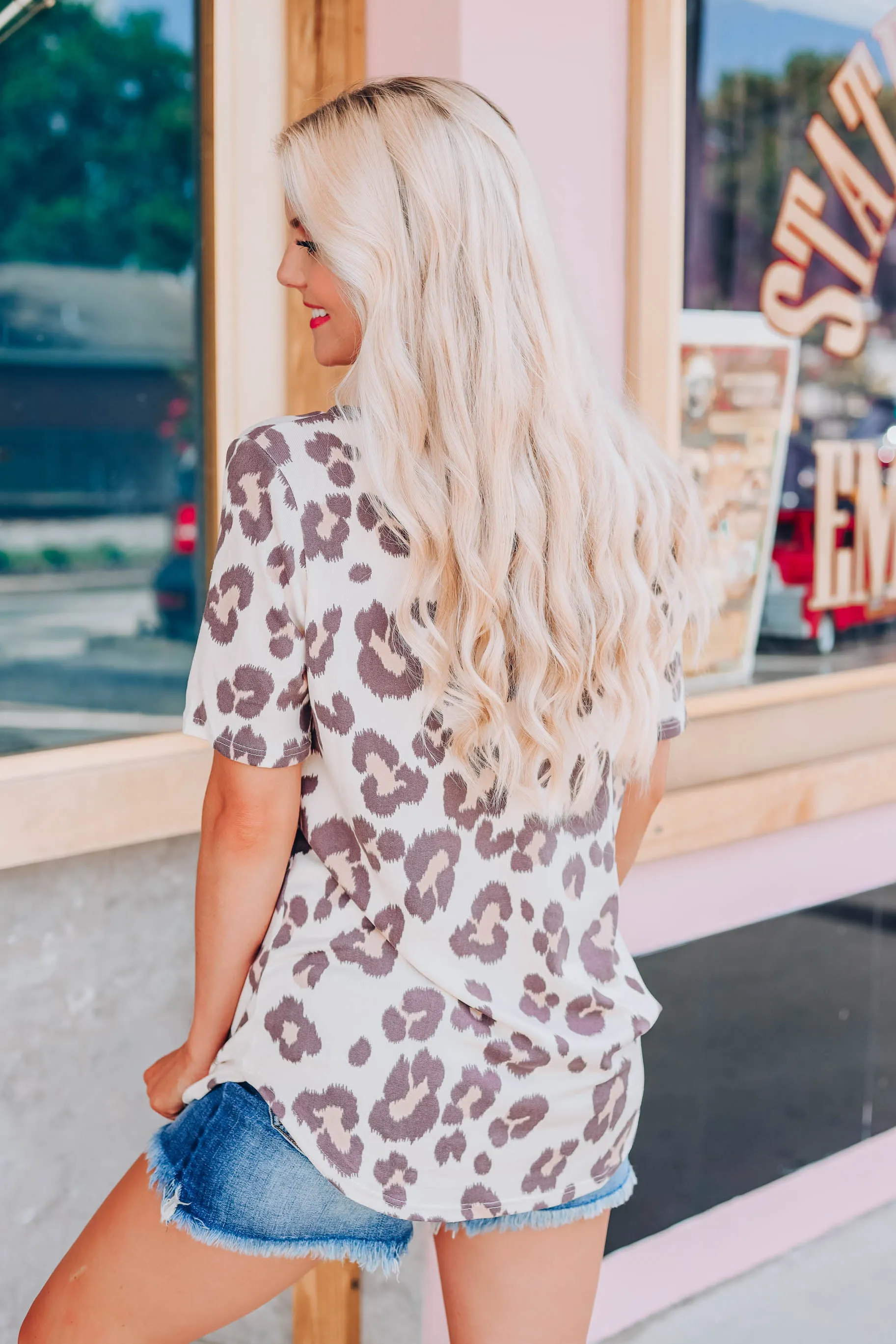 Gettin' Cozy Cheetah Top