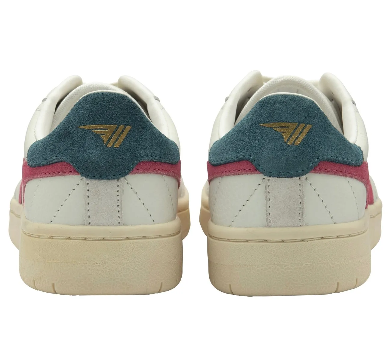 gola: falcon sneaker-flouro pink/peacock