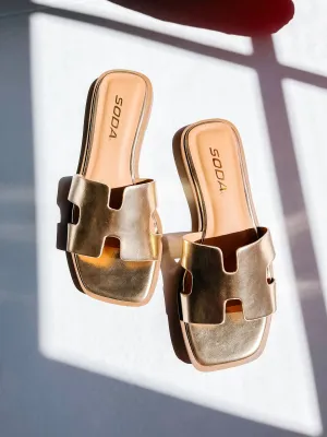Gold Sandals