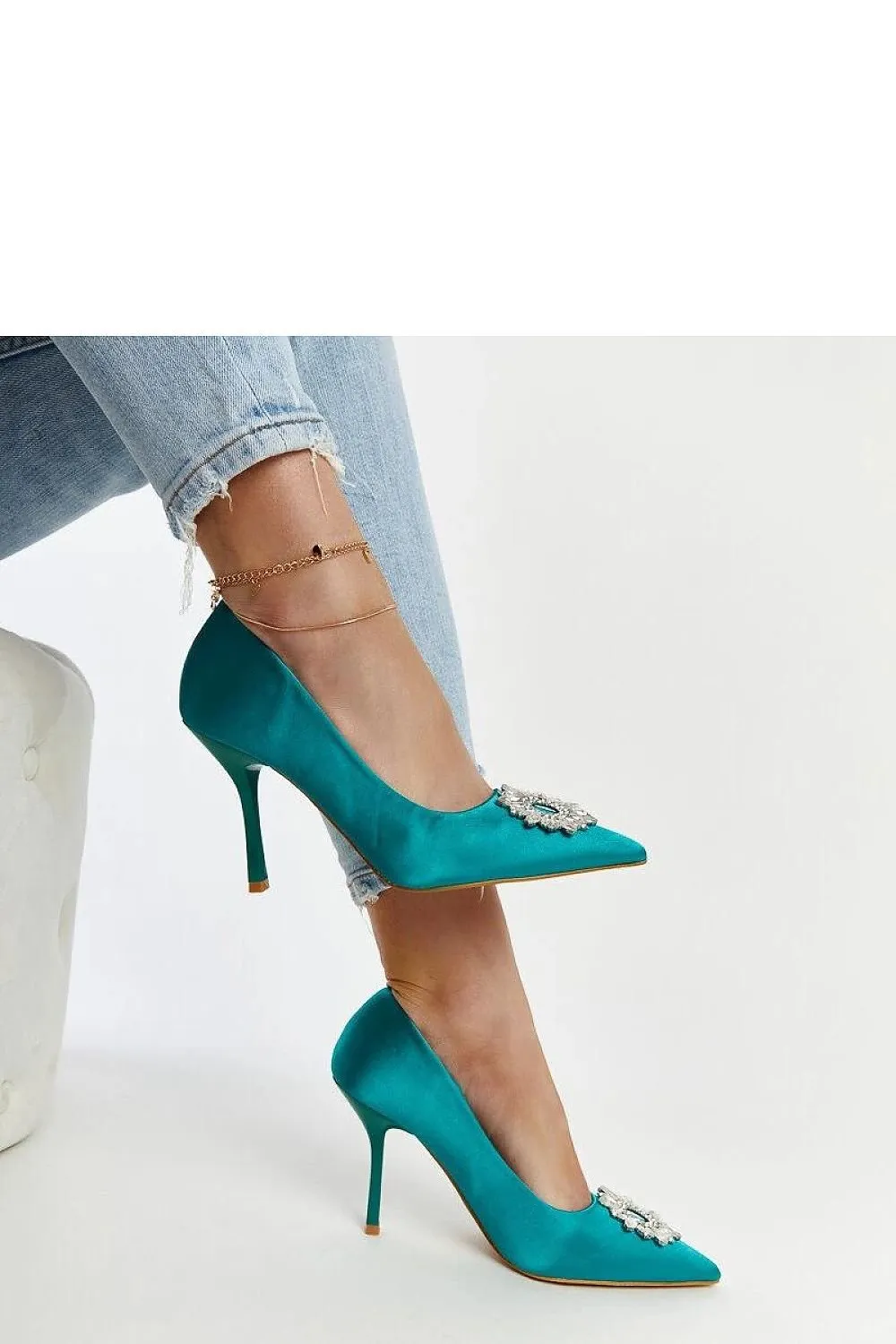 Green Susegana high heels
