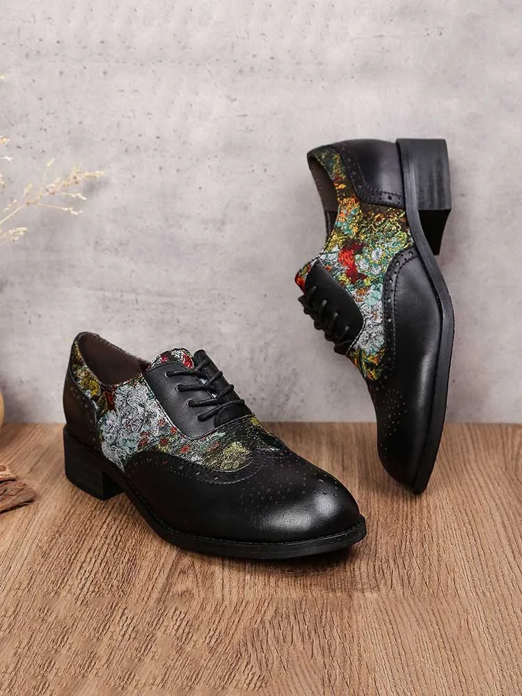 Handmade Leather Elegant Flat Shoes