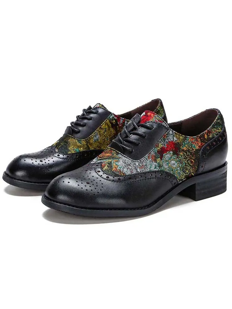 Handmade Leather Elegant Flat Shoes
