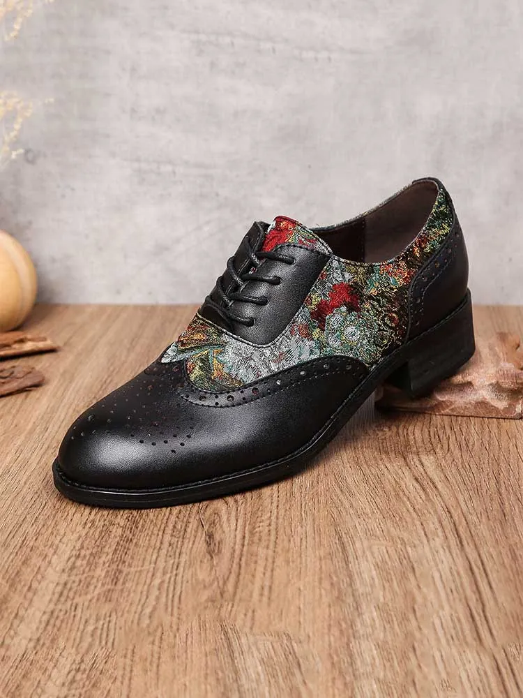 Handmade Leather Elegant Flat Shoes