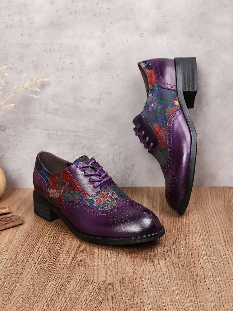 Handmade Leather Elegant Flat Shoes