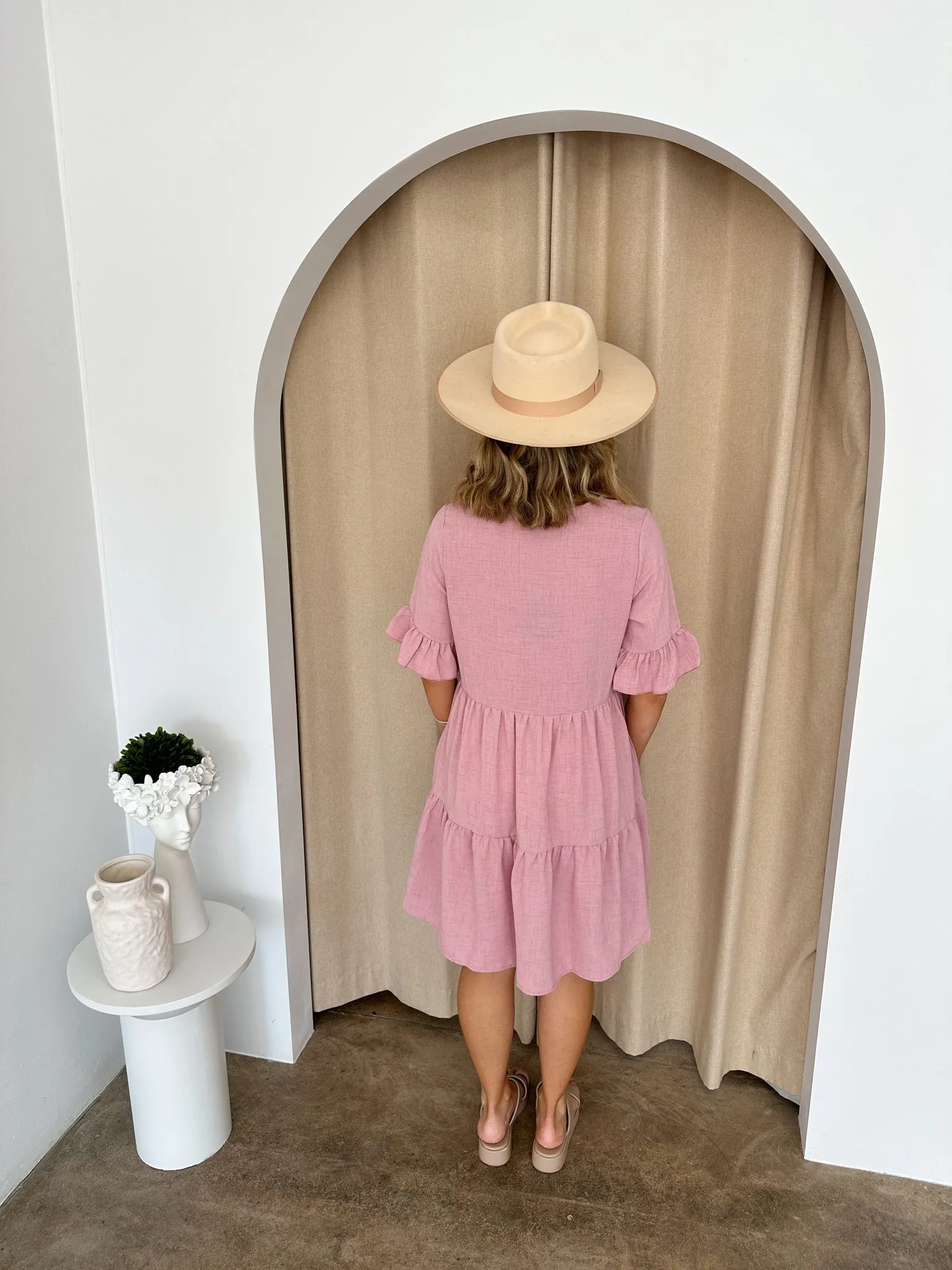 Hayden Dress -Blush