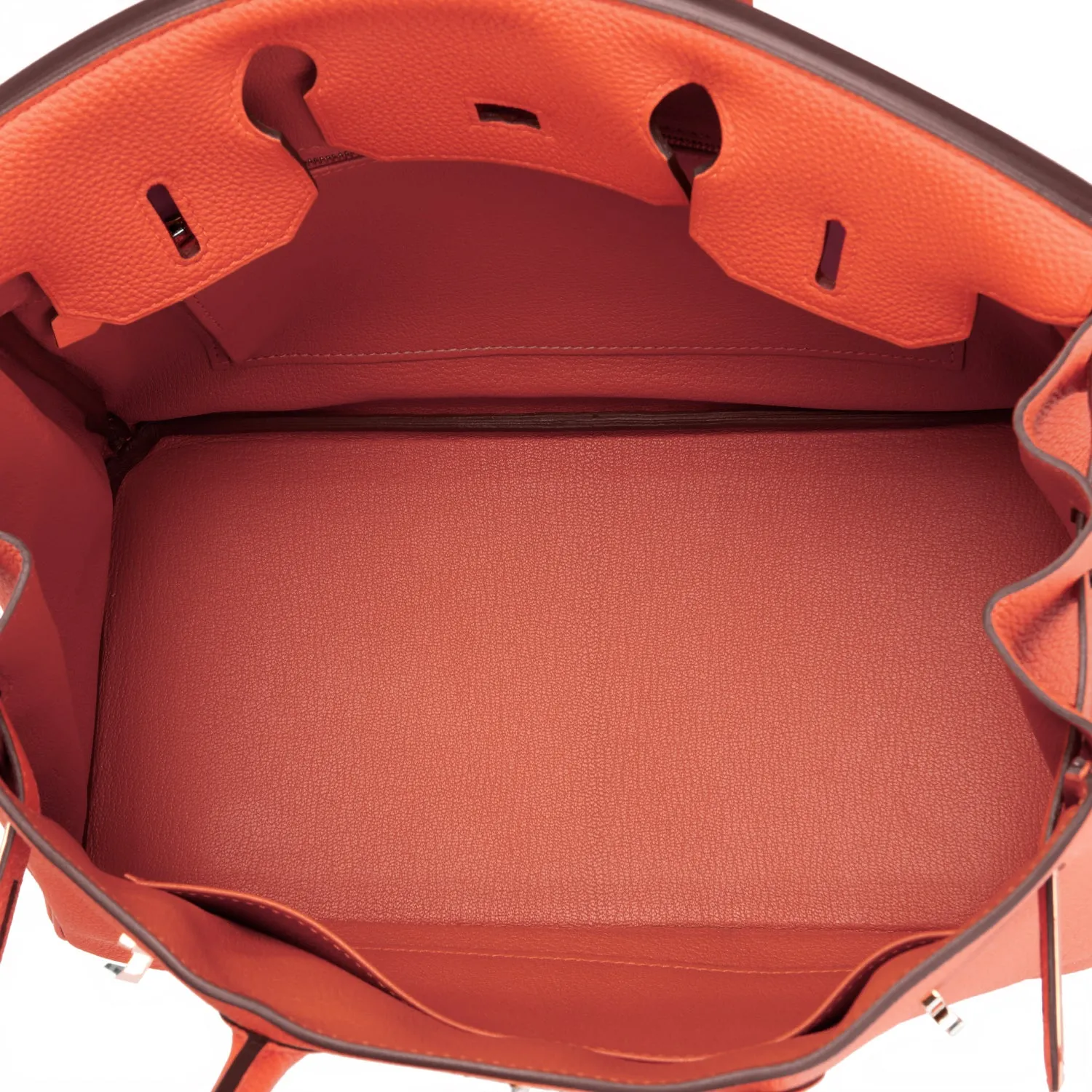 Hermes Birkin 30 Orange Poppy Verso Sanguine Birkin Bag U Stamp, 2022