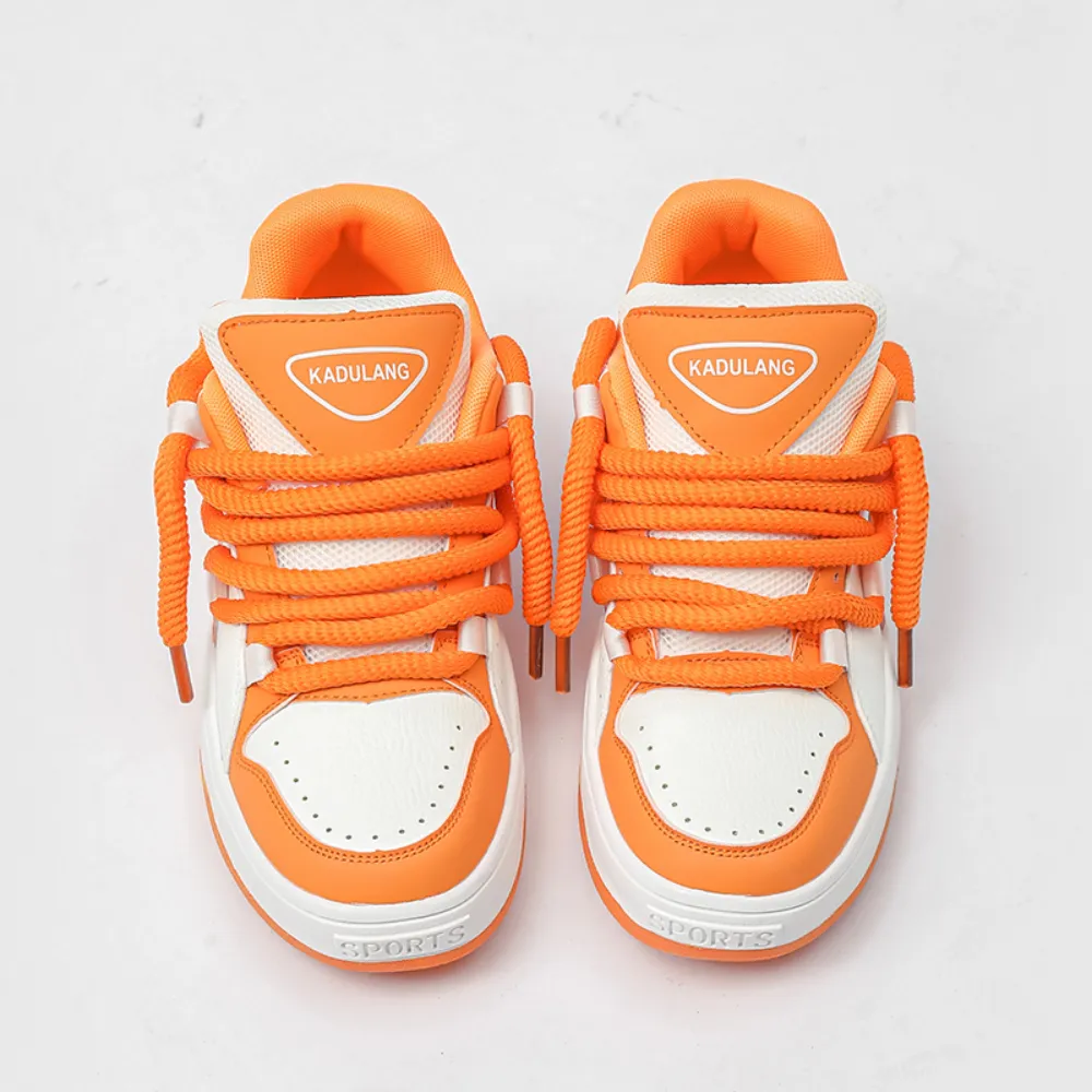 High Street Color block Couple Sneakers