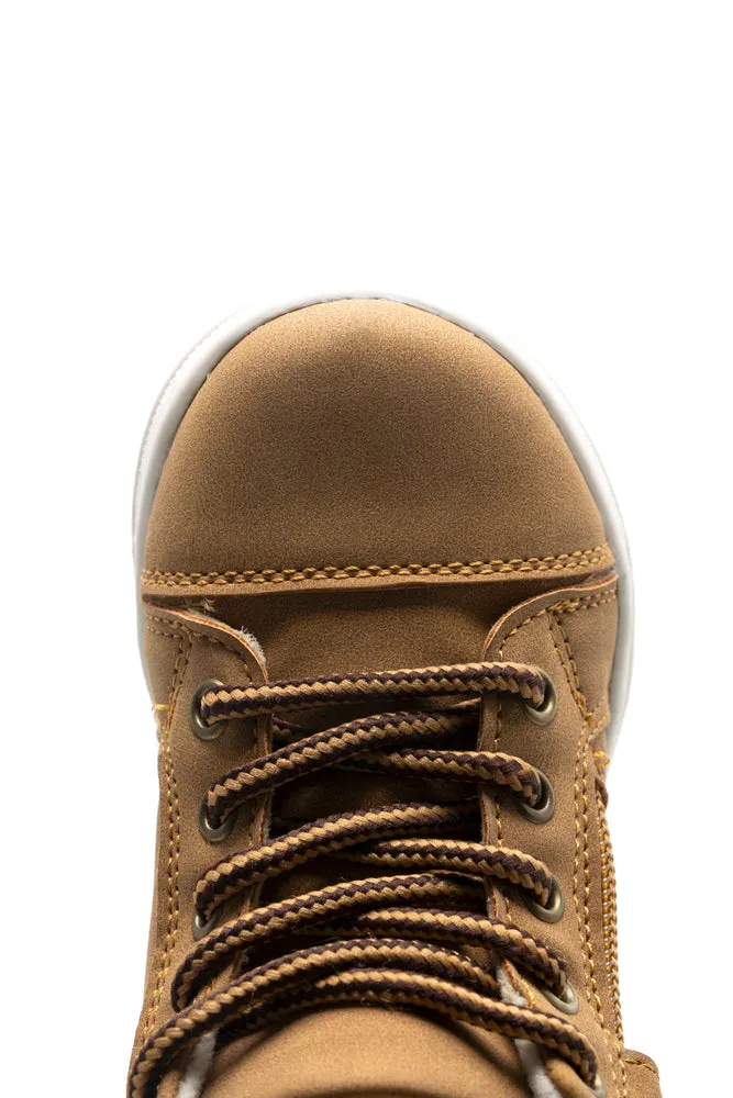 High Top Sneakers Brown