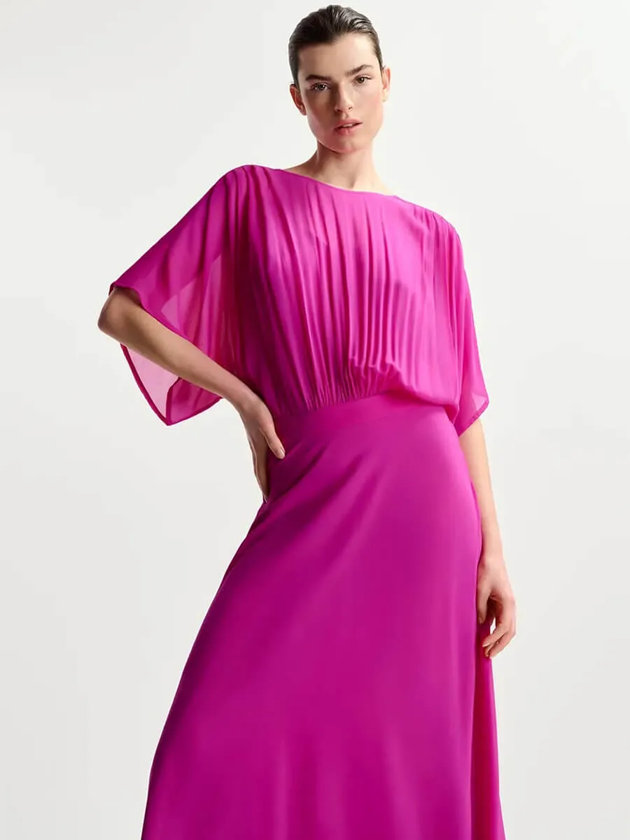 Hikart Dress - Bright Pink