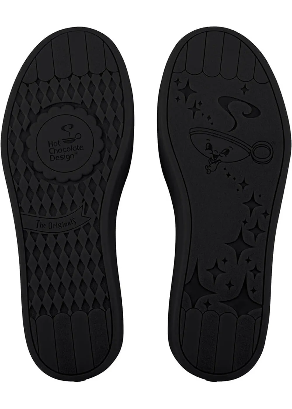 Hot Chocolate Design Spider Blossom Sneakers Trainers Black