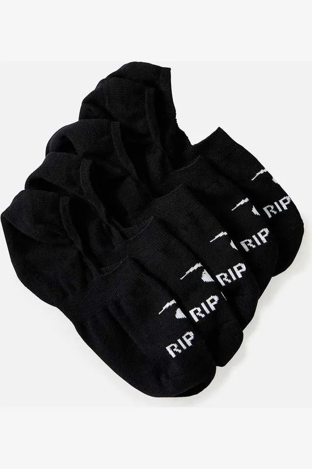 INVISI SOCK 5-PACK - BLACK