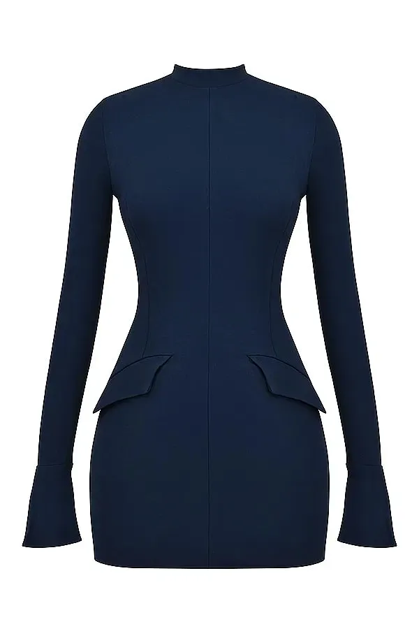 JADE MINI DRESS - NAVY