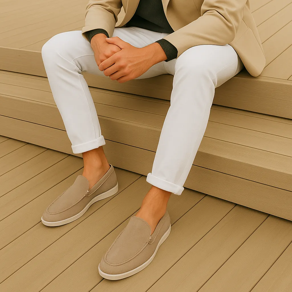John | Refined Comfort in Elegant Suede Loafers