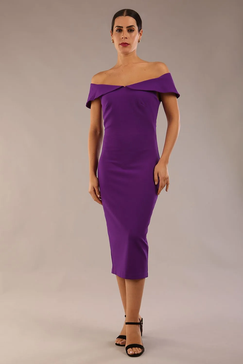 Juliette Off Shoulder Pencil Dress