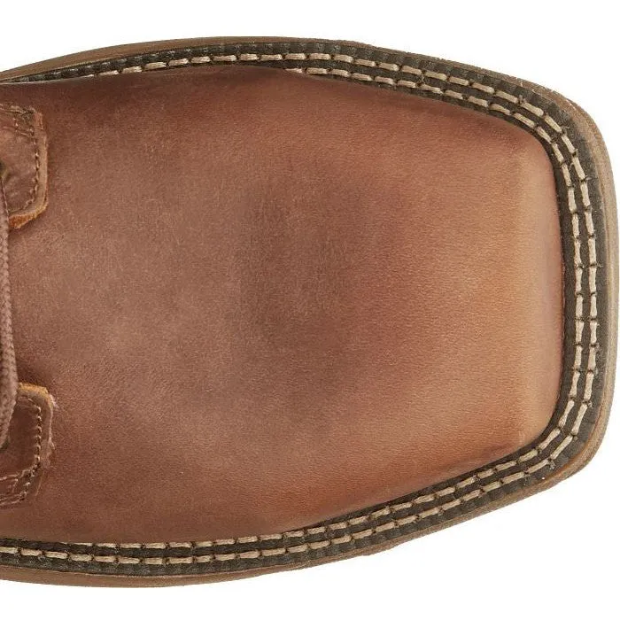 Justin Men's Rush 8" Nano CT Waterproof Western Work Boot -Brown- SE468
