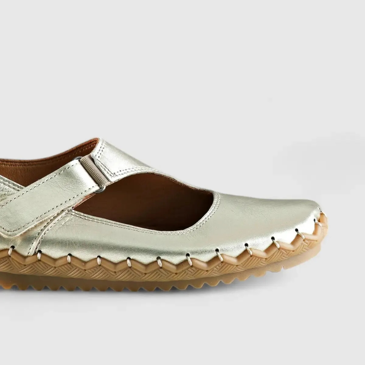Karyoka Comfort Leather Casuals 5405 Gold