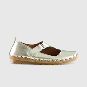 Karyoka Comfort Leather Casuals 5405 Gold