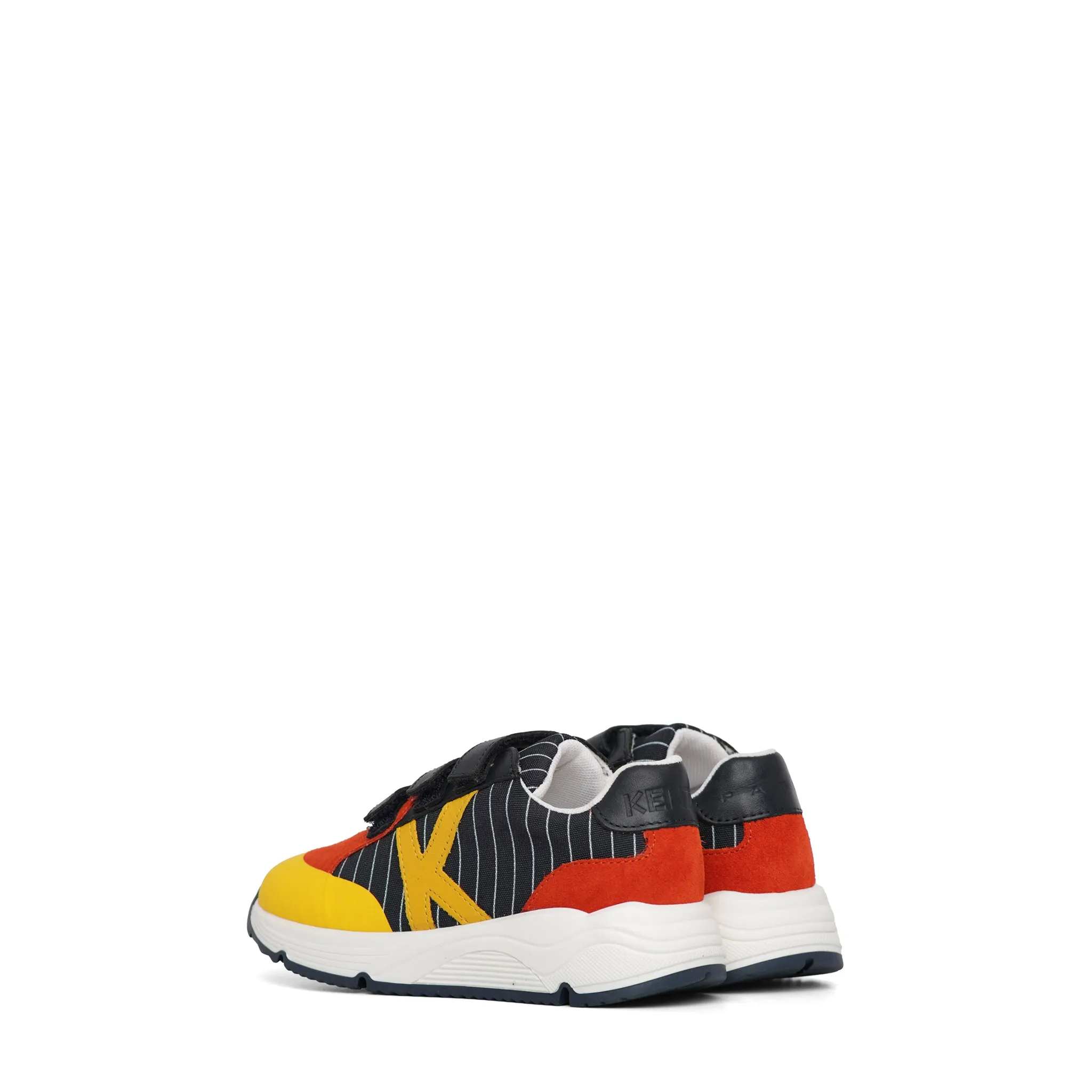 Kenzo Kids Colorblock Velcro Strap Sneakers