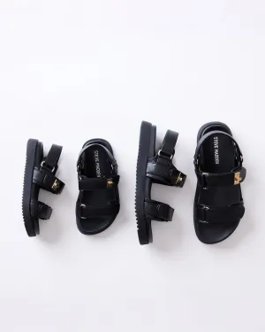 KIDS' AND TODDLERS' MONA BLACK SANDAL BUNDLE