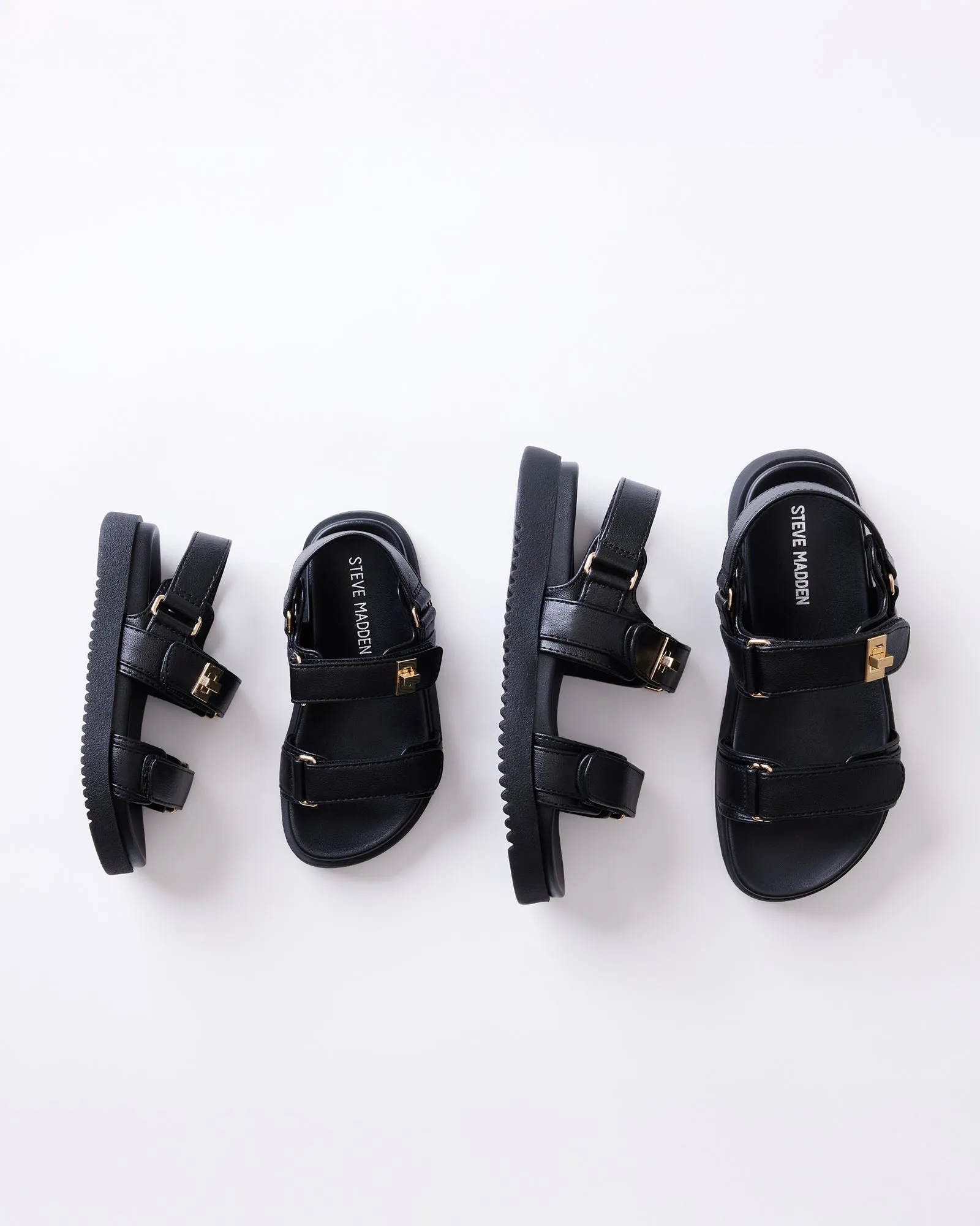 KIDS' AND TODDLERS' MONA BLACK SANDAL BUNDLE
