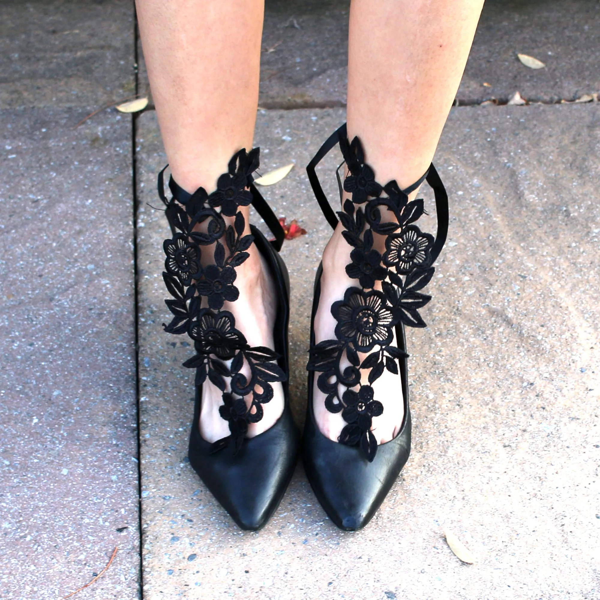 Lace Anklet Barefoot Sandals