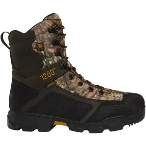 Lacrosse Men's Cold Snap 9" Plain Toe Pac WP 1200G Hunt Boot Mossy Oak 566710