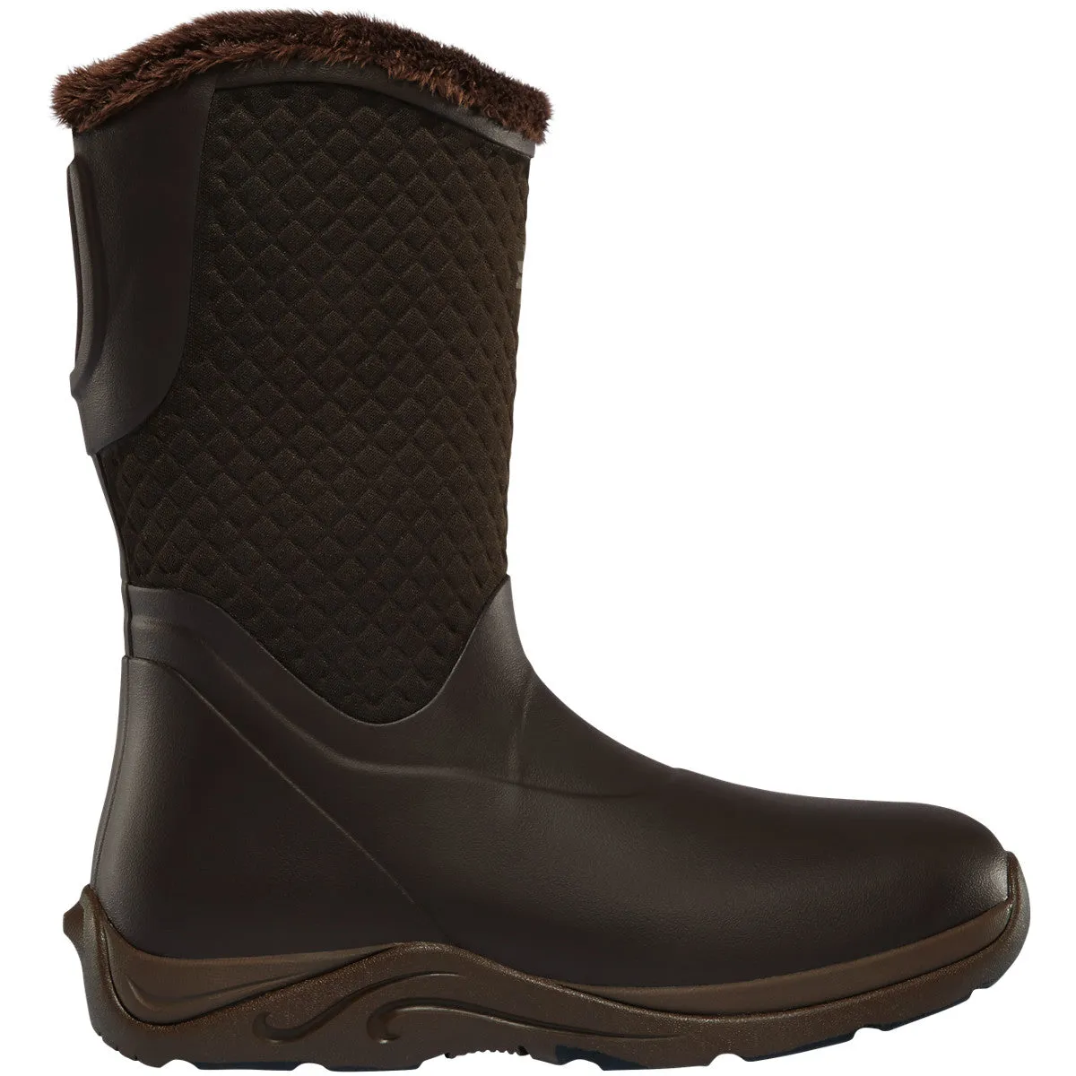 Lacrosse Women's Alpha Cozy 10" Soft Toe WP Pac Rubber Boot - Brown - 656111