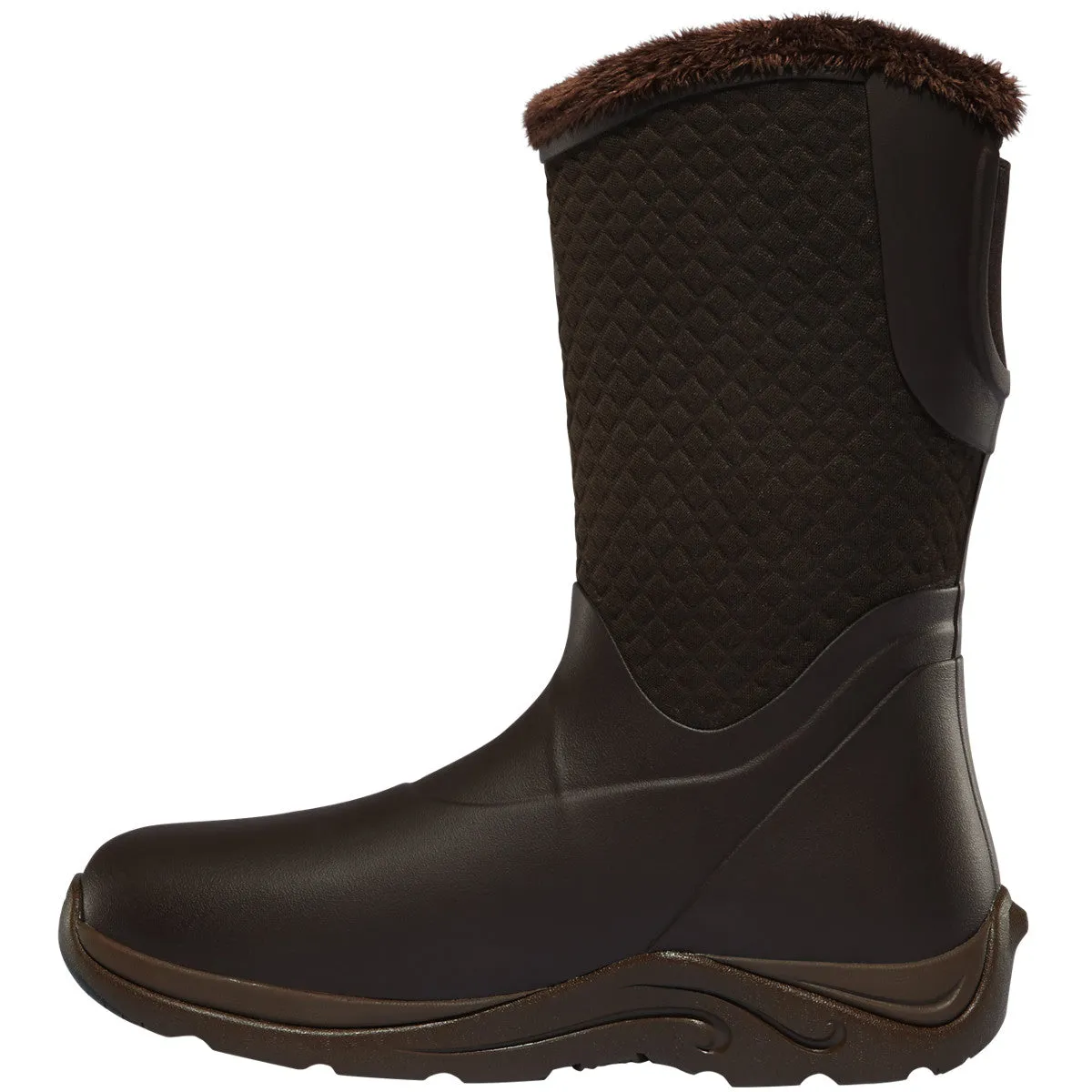 Lacrosse Women's Alpha Cozy 10" Soft Toe WP Pac Rubber Boot - Brown - 656111