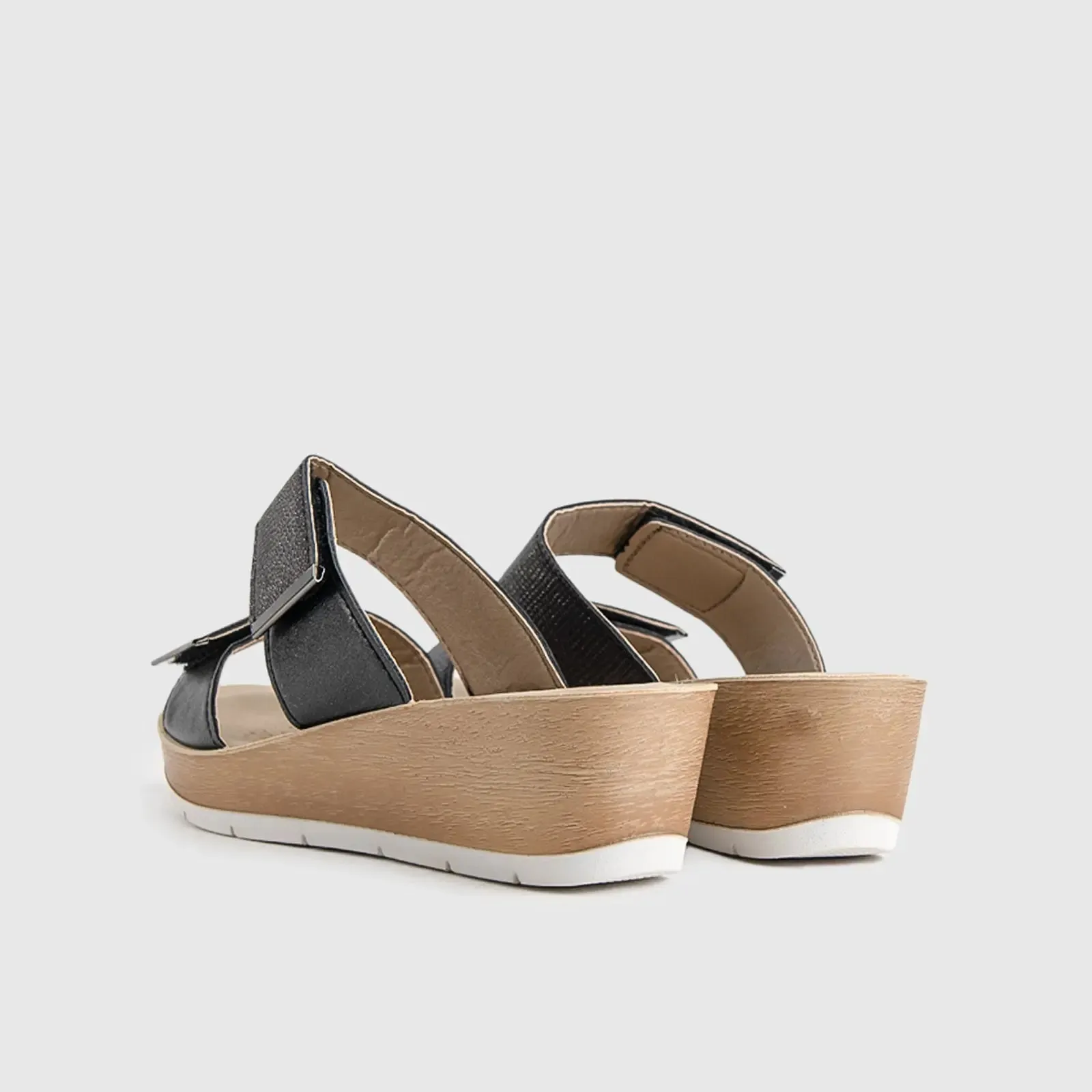 Ladies Comfort Sandals RN012 Pewter