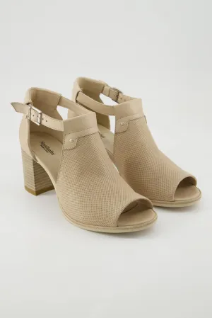 Leather heels