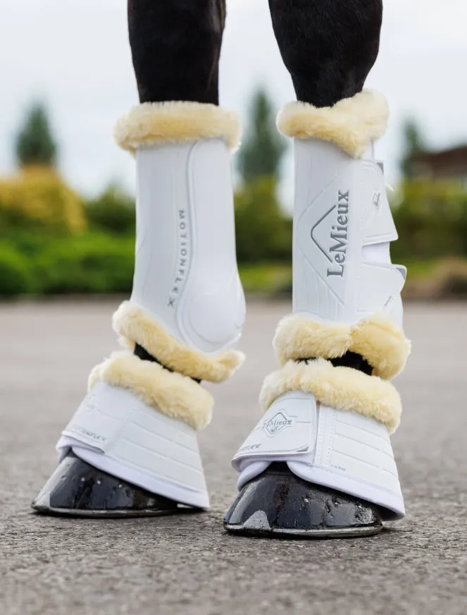 LeMieux Motionflex Over Reach Boot with Fleece Edge