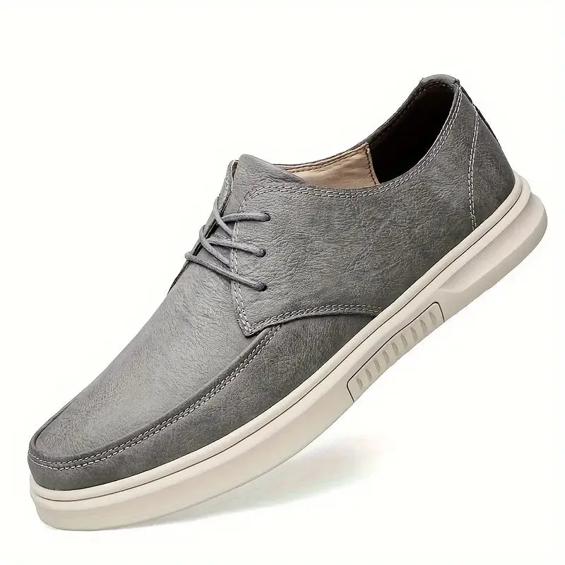 Lichtbruine herenschoenen - Stijlvolle zakelijke casual schoenen met veteroogst
