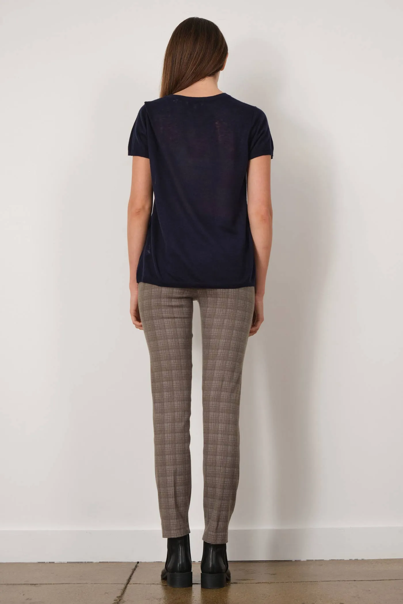 LILI Flannel Taupe Plaid