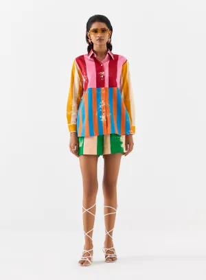Long beach shirt and shorts