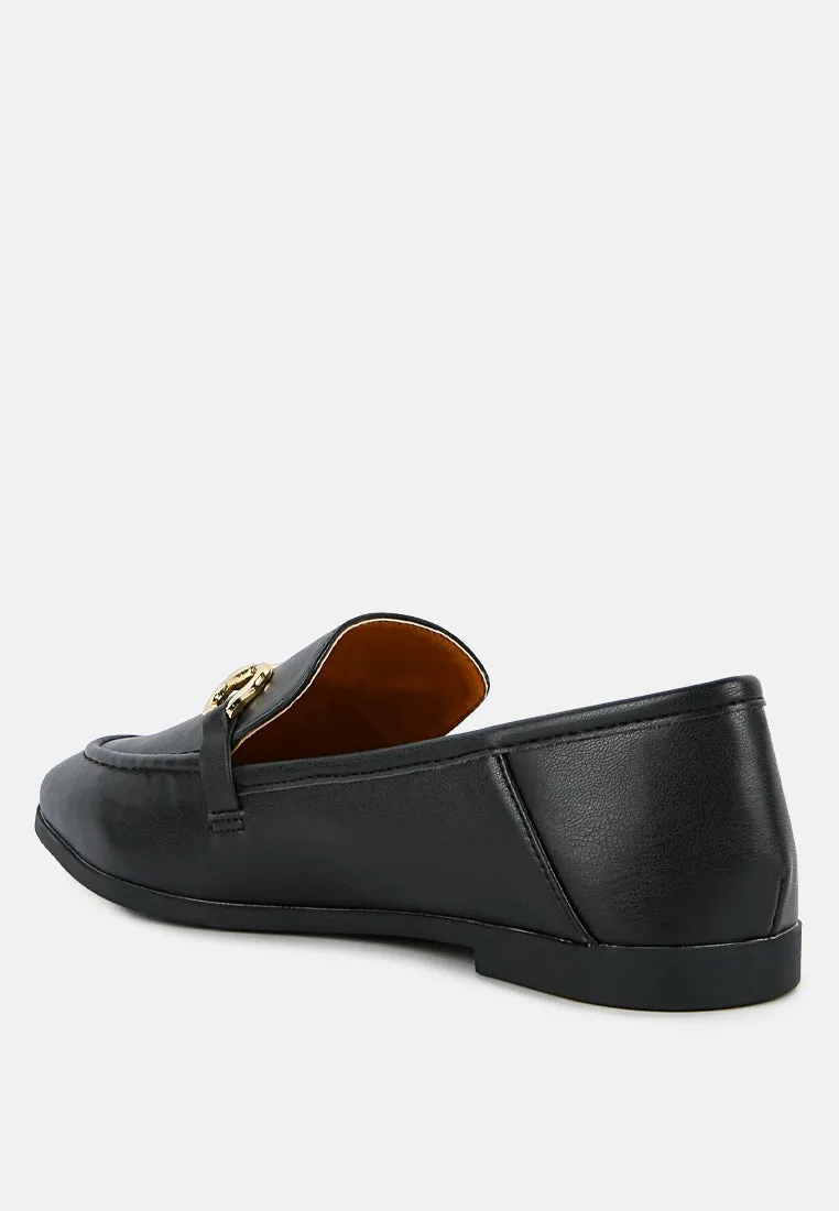 Maurice Semi Casual Faux Leather Loafers By Ruw