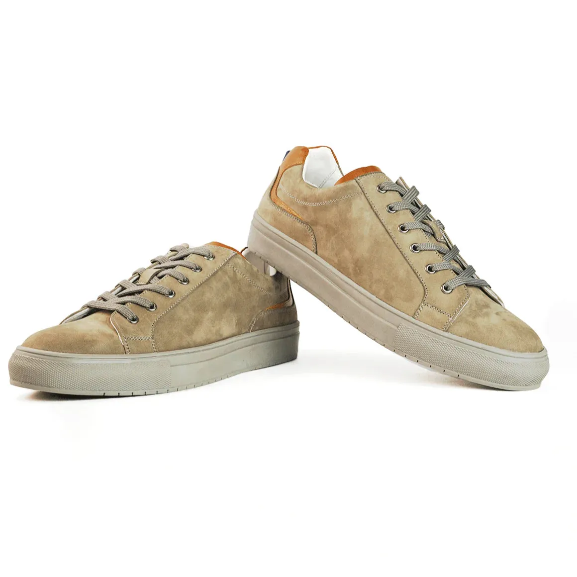Men Leather Suede Sneakers